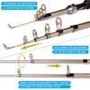 Fishing Rod Full 180cmTelescopic Spinning Rod Reel Set 5 2 1 Gear Ratio Spinning Fishing Reel Lure Line Kit Tackles Fishing