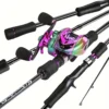 66c068df-75fd-49f7-b82c-e7d476b1b182 1 Set Fishing Rod Spinning Reel Fishing Reel Joran Jigging Rod