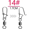 High Strength Ball Bearing Swivels Jig Saltwater Stainless Steel Ring
