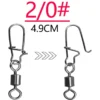 High Strength Ball Bearing Swivels Jig Saltwater Stainless Steel Ring